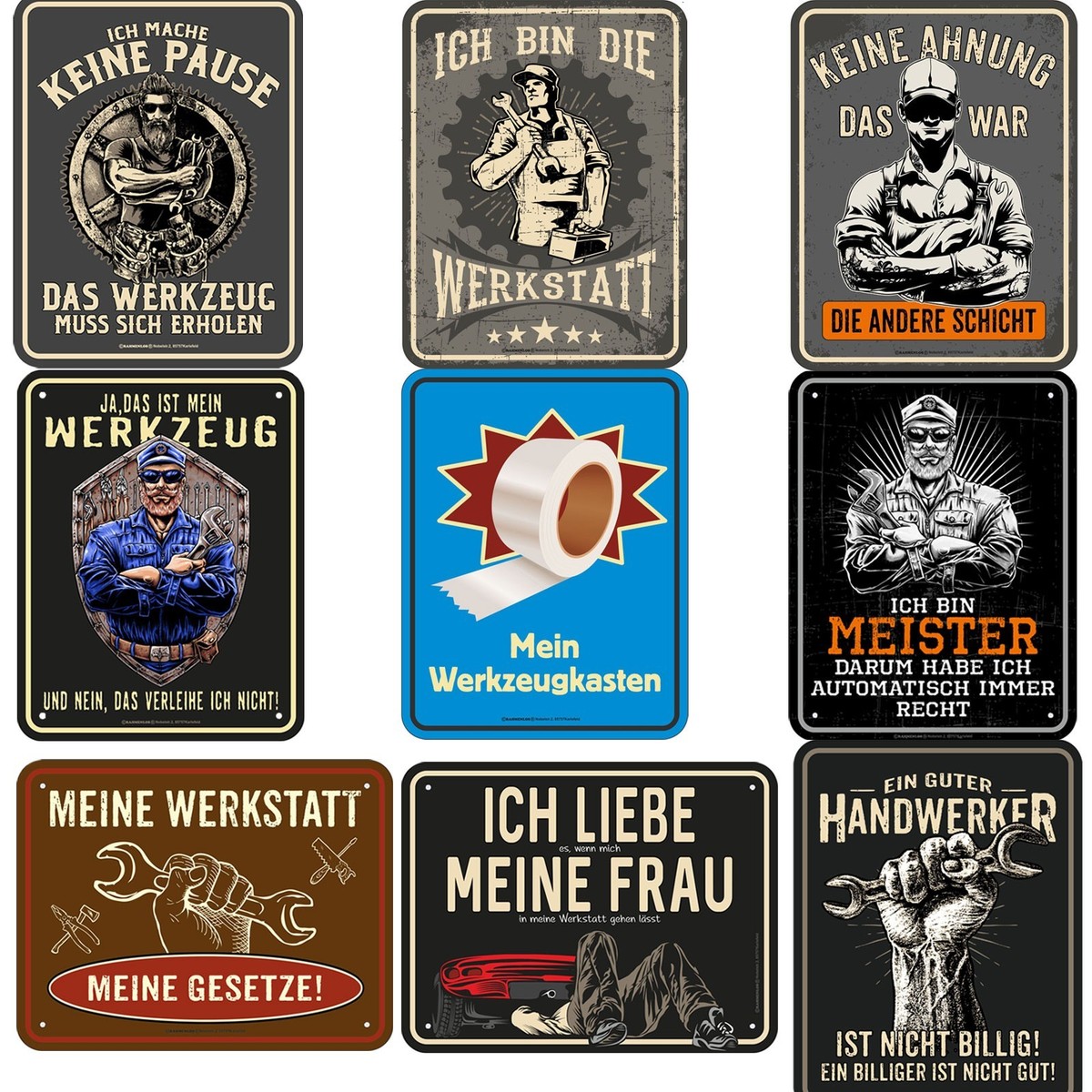 WERKZEUGBOX WERKZEUGKOFFER Schublade ETIKETT Sticker Aufkleber Identifizieren Sie Ihre Werkstatt Werkzeuge