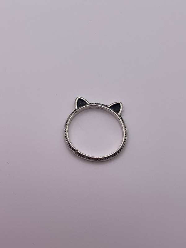 James Avery Sterling Silver Kitten Ears Ring Size 6