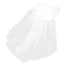 Dog Wedding Attire Pet Accessories Veil Dress Bride Costume Crown