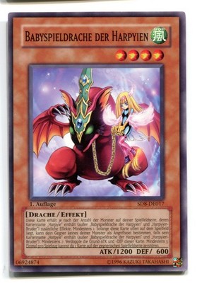 Yu-Gi-Oh! Babyspieldrache der Harpyien Common SD8-DE017