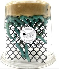 Premium Hornworm Habitat - 26-35 Count per Cup  Nutrient-Rich Feed for Bear...