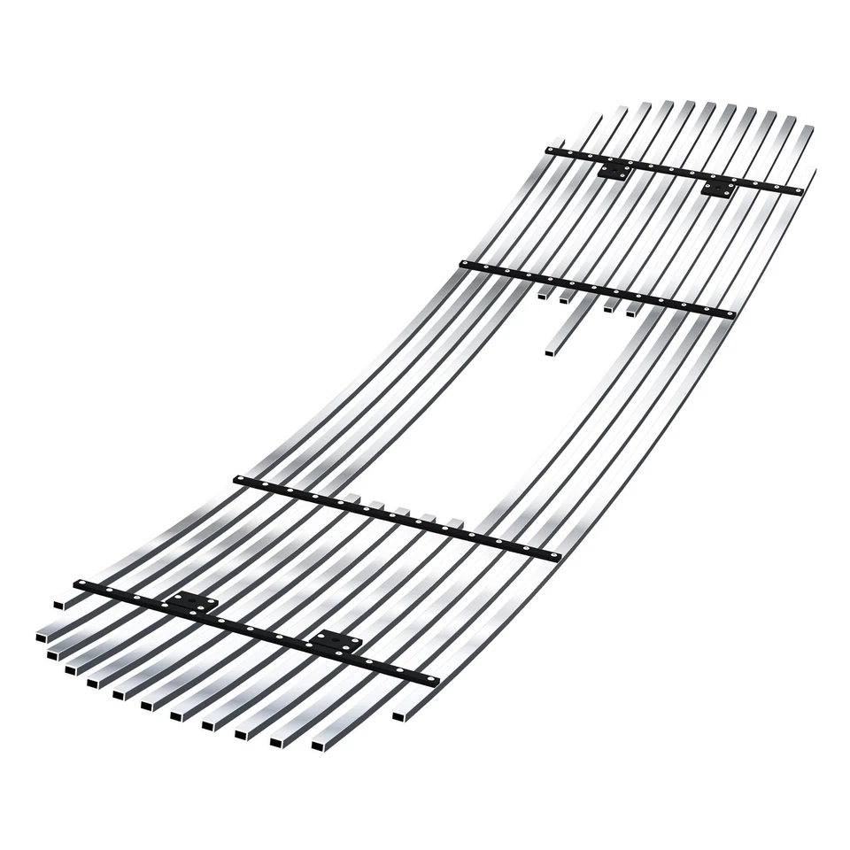 Se adapta a GMC Sierra 1500/00-06 Yukon 2001-2002 superior de acero inoxidable cromado parrilla de billet Foto 2 de 4