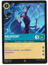 MALEFICENT 2023 DISNEY Lorcana 1st Chapter DIABLO 2024 Azurite Sea FREE SHIPPING