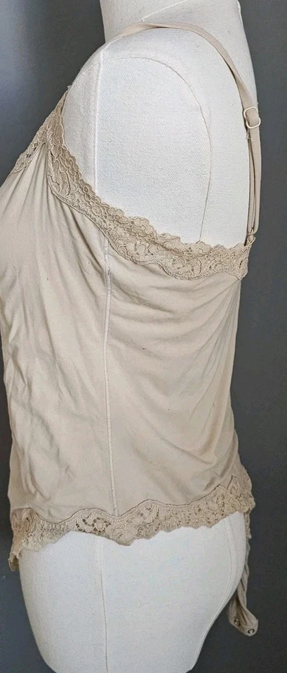 Body Cami con ribete de encaje SKIMS Fits Everybody beige nude talla L/XL Foto 4 de 4