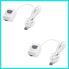 3W DC 3.5-8V USB Water Pump with Power Cord, 2 Pack Solar Mini Submersible,Br...