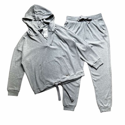 Friends Like These Grey Ribbed Loungewear Set NWT Size M/S