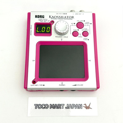 Korg KO-1 Pink Kaossilator Dynamic Phrase Synthesizer #0200