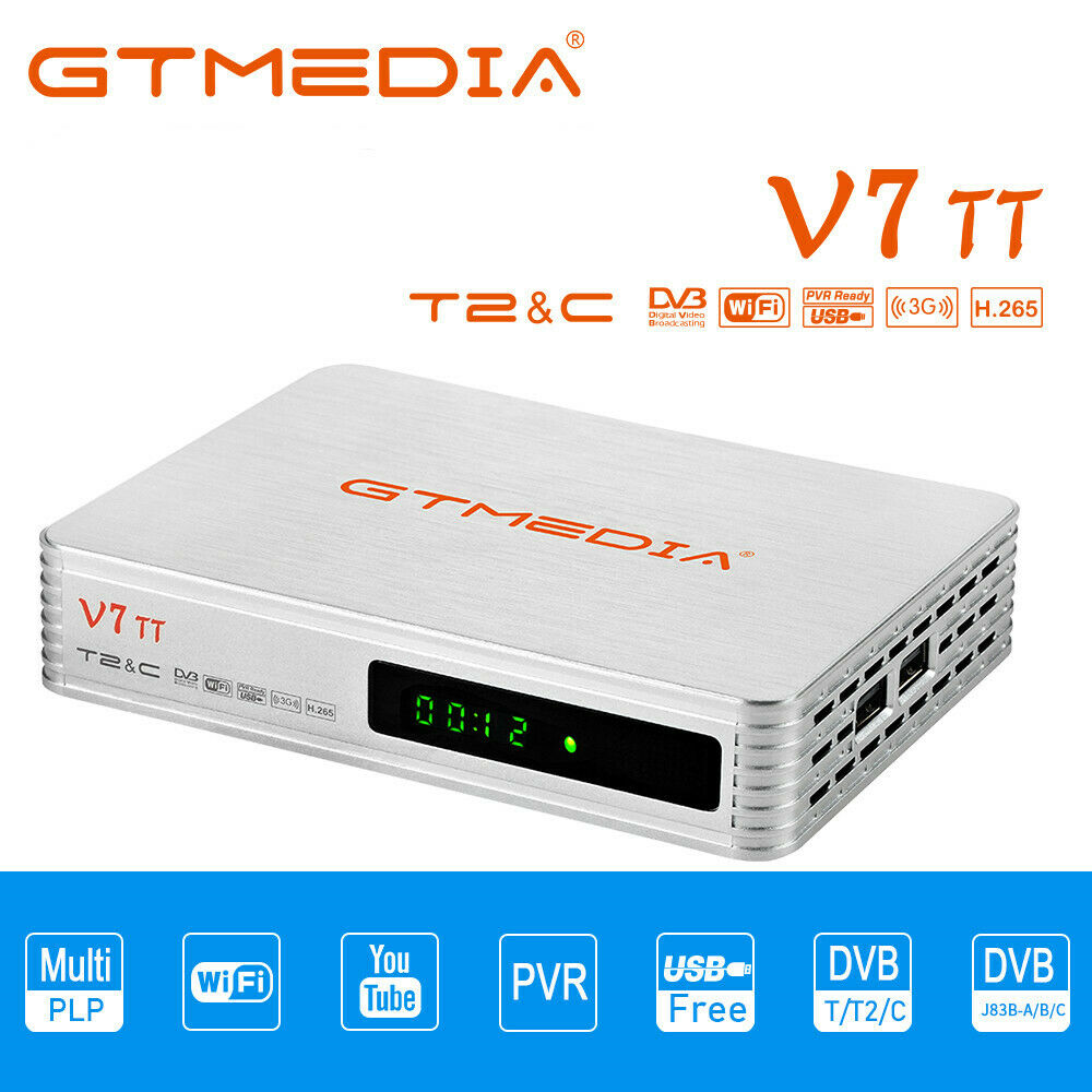 Digital Full HD DVBT/T2/Cable TV Receiver Set Top Box PVR H.265 1080P