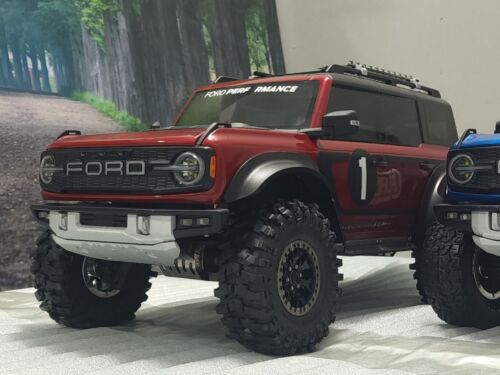 RC Aluminum "Rap Type" Front bumper & Skid Plate For TRX4 Ford Bronco - Picture 2 of 25