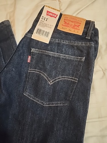 Girls Size 18/ 20 Levi's Jeans Purple and Blue 510, 514, 511 Straight Reg Slim - Picture 15 of 16