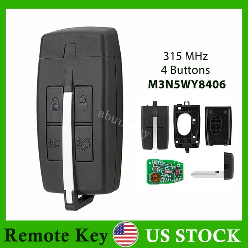 For Lincoln MKS MKT Ford Taurus 2009 2010 -2012 Smart Key Fob M3N5WY8406 315MHz