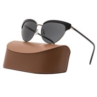 Oliver Peoples Josa Womens Sunglasses 5039/87 Black Antique Gold / Grey Lenses on sale Oliver Peoples Josa Womens Sunglasses 5039/87 Black Antique Gold / Grey Lenses on sale