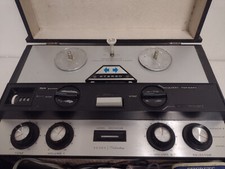 Vintage Sears Silvertone Reel To Reel Tube Stereo Tape Recorder - Used