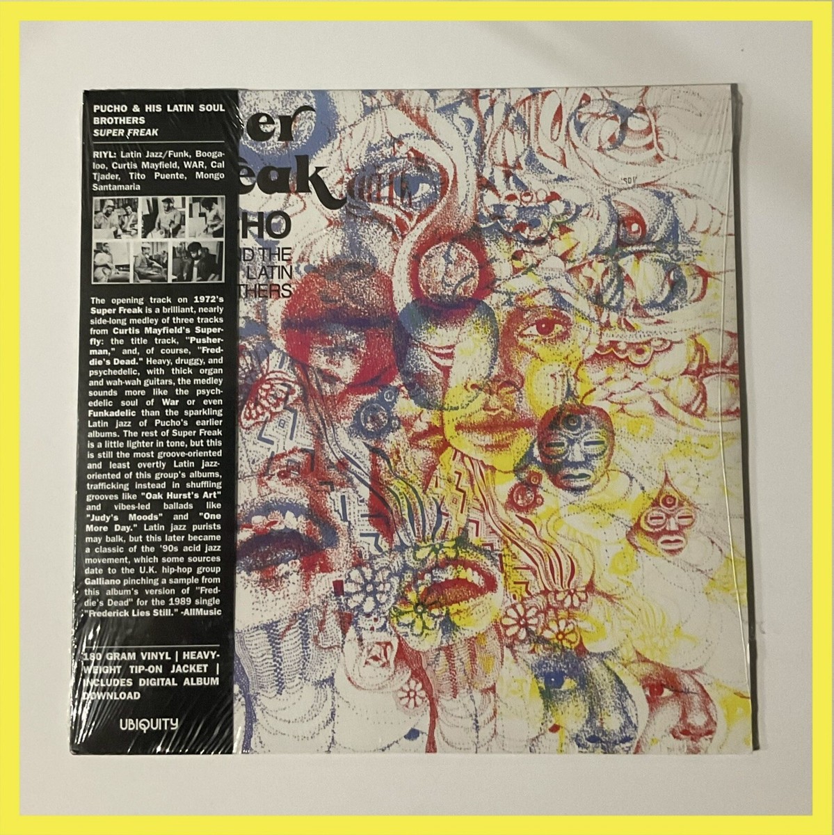 Pucho & His Latin Soul Brothers - Super Freak LP On 180 Gram Vinyl