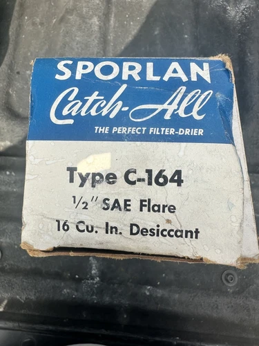 Sporlan Type C-164 1/2” Flare 16 Cu. In. Desiccant