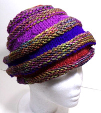 CROCHETED  SLOUCHY, SLOUCHIE, BEANIE, RASTA  FITS ALL  h88cr  SC88CR