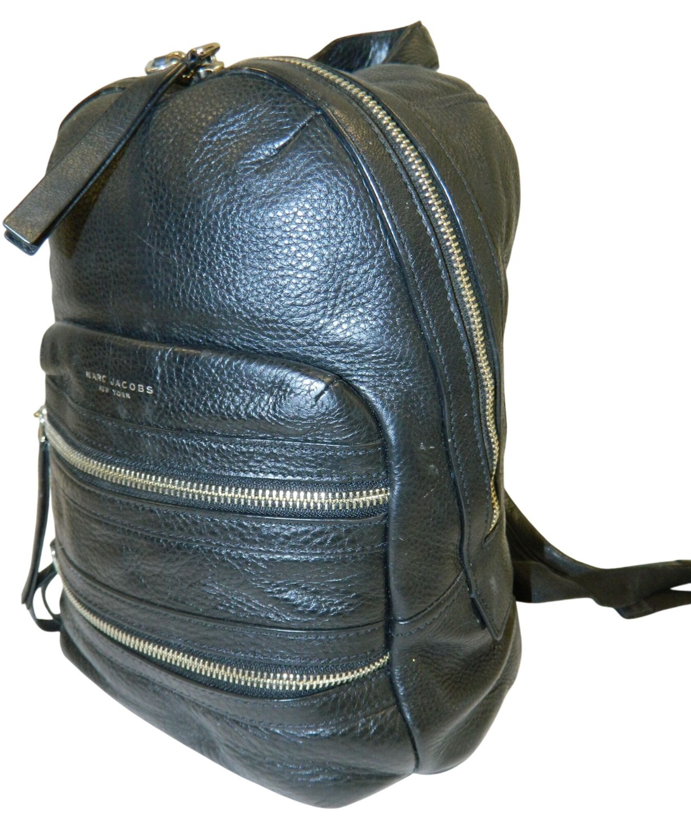Marc Jacobs Black Leather Backpack