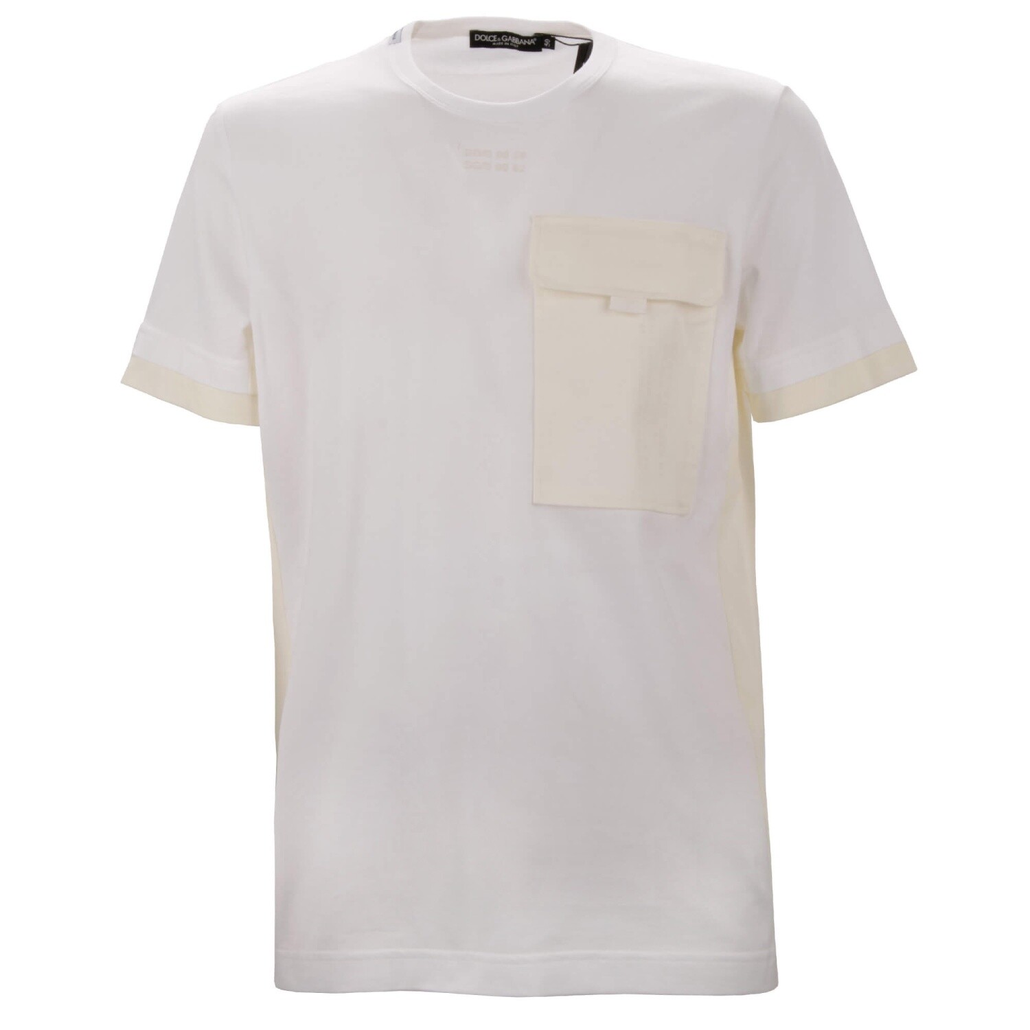 DOLCE & GABBANA DG DNA Milano Logo Cotton T-Shirt Shirt White