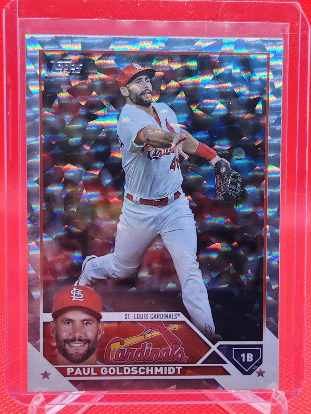 2023 Topps Paul Goldschmidt SILVER FOILBOARD SUPER BOX #100 Cardinals
