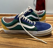 VANS Old Skool Yacht Club Blue/Green/Yellow 8 Women / 6.5 Men Low Skate Sneakers