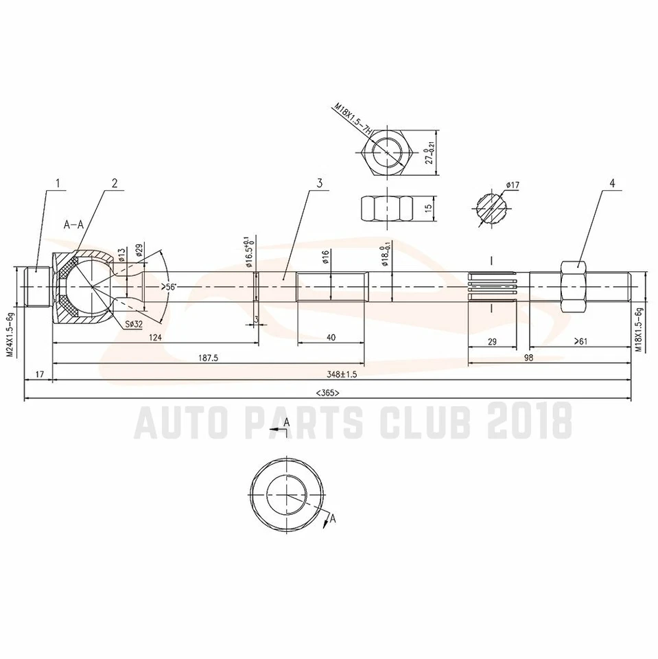 12x Fits 2003-2005 Dodge Ram 2500 3500 2WD Front Rear Sway Bars Control Arms Foto 3 de 4