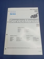 VHS-C Camcorder PHILIPS VKR6853 Vintage SERVICE MANUAL ORIGINAL Schemi REPAIR !