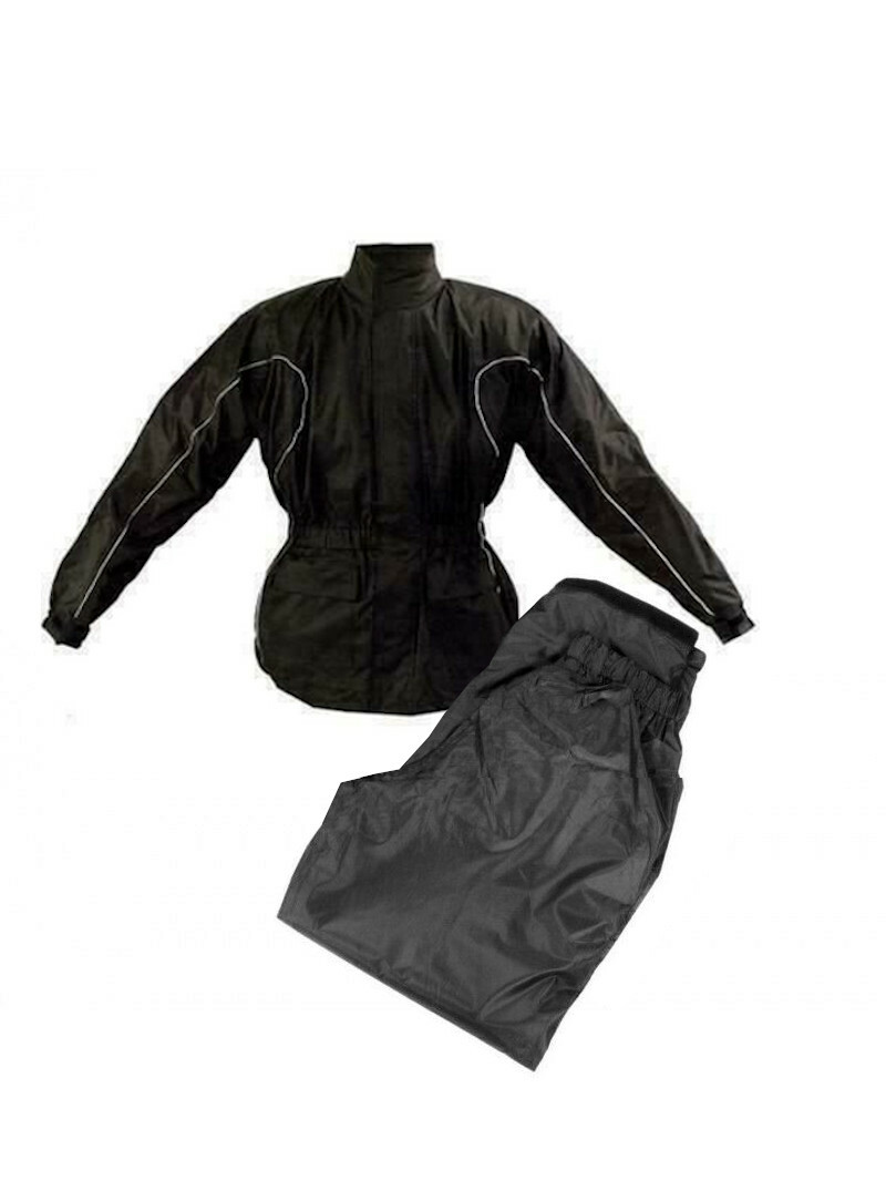 TUTA ANTIPIOGGIA GIACCA E PANTALONE CON TASCHE IN PVC MOTO KIT
