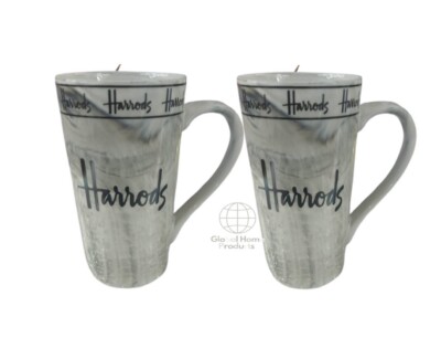 Harrods Becher Keramik Marmor Tee Kaffee Heiß Kalt Getränk Ideal Geburtstagsgeschenk