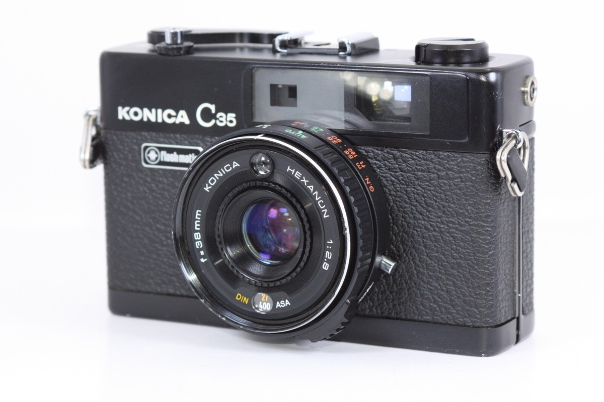 KONICA C35 FM(ブラック) フルメンテナンス済み#313 Konica C35 FM Black Film Camera [Overhauled] from Japan#313 | eBay