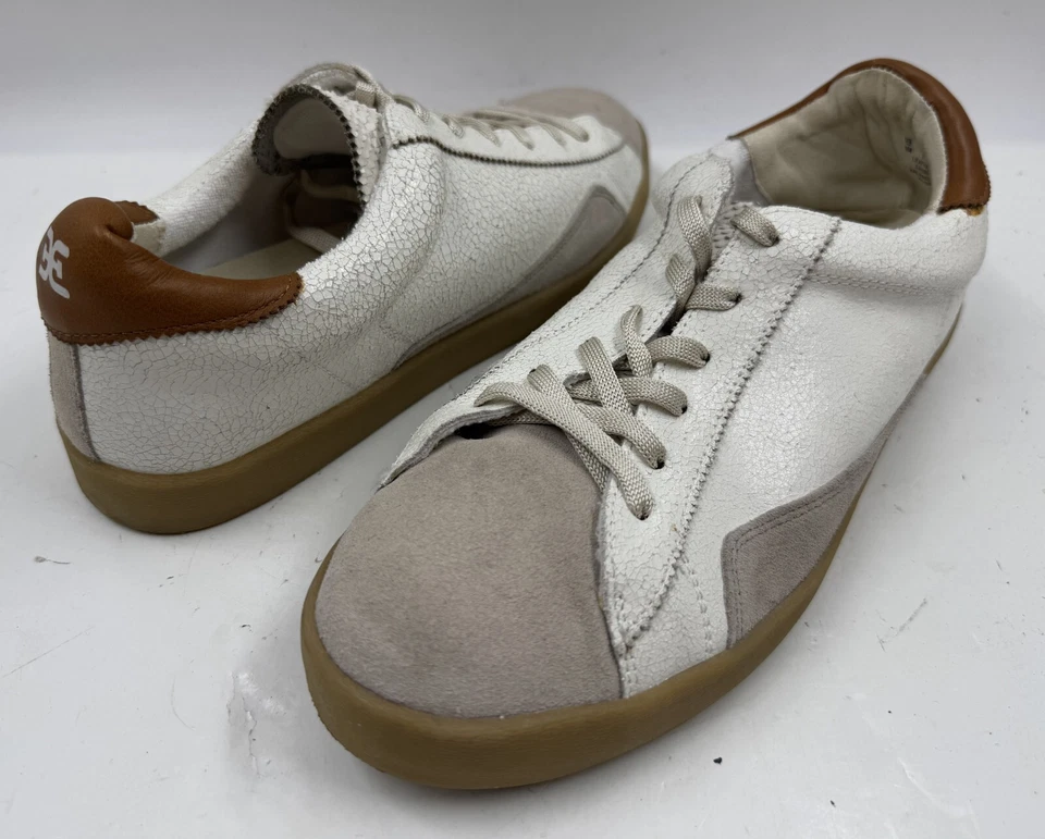 Sam Edelman Prima Women's Sneakers 9M White Gray Leather Low Top Lace Up Shoes - Image 3 of 4