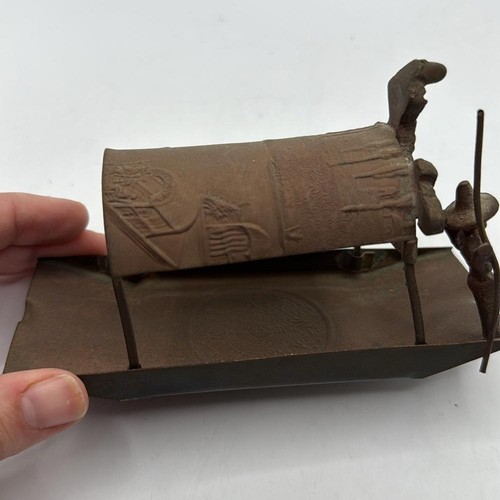Vintage Metal Xochimilco Trajinera Boat Art Decor Collectible - Picture 9 of 15