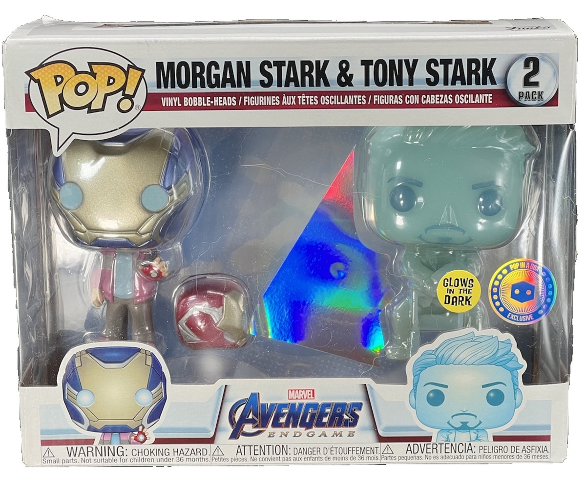 Funko POP! Marvel Avengers Endgame Morgan Stark & Tony Stark Vinyl