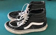 Vans Old Skool High Top Shoes Size 6.5 Men 8 Women Black.  In Great Condition!