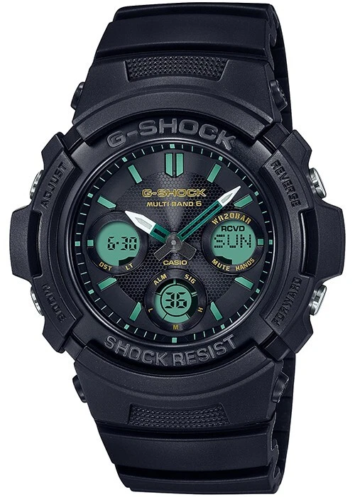 CASIO G-SHOCK TEAL AND BROWN COLOR AWG-M100RC-1AJF men's watch ana-digi 2023
