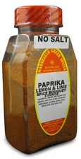 Marshalls Creek Spices PAPRIKA LEMON & LIME SPICE BOUQUET, NO SALT - Kosher