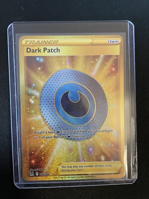 dark patch pokemon card gold Amazon.com: Dark Patch 139/189 - Pokemon Astral Radiance Trainer Card Lot -  x4