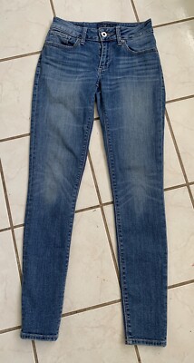 Lucky Brand Women's Light Wash SASHA SUPER SKINNY Jeans Sz 0/25 Ankle