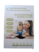 10 Inch Digital LCD Writing Tablet Pad Drawing Ewritter Graphic Board Kids Back