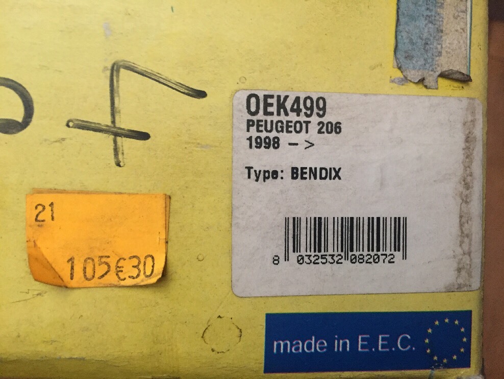 Kit freins tambours arriere LPR OEK499 neuf anti-fuite liquide de frein Peugeot 206 N1347 - 3