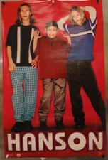 ROLLED 1997 HANSON YEARBOOK 90S BOY BAND POP VINTAGE 22.5X33.5 POSTER 007 P3