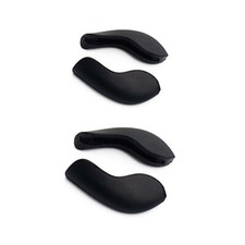 KEYTO Black Rubber Nosepad Large Small 2 Sets for-Oakley Juliet X Squared