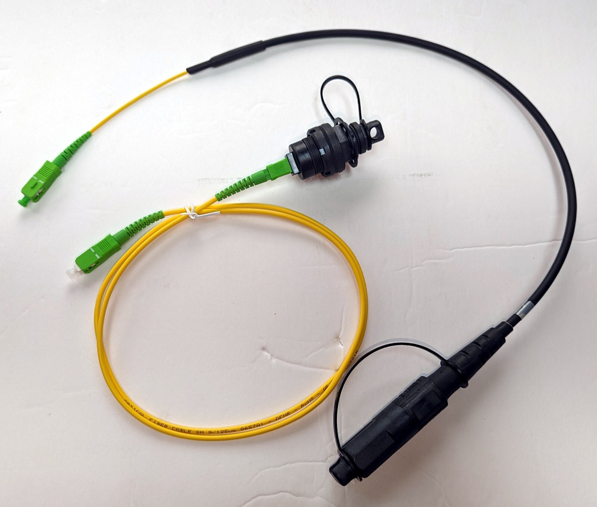 iPSTAP OptiTap Hardened Male/Female Connector to SC/APC Test