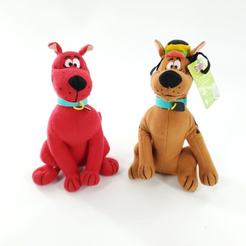 Vintage Scooby Doo Lot of 2 Plush Toys Approx..9 inch tall