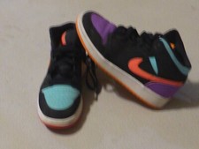 AIR JORDAN RETRO 1 MID CANDY SHOES 554725-083 5Y YOUTH WOMANS 6.5 MULTI COLOR
