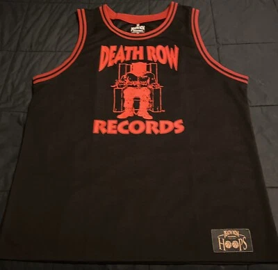 🏀🔥🏀🔥 Death Row Records Hoops Jersey ~ Black/Red ~ 3XL ~ Brand New! 🔥🏀🔥🏀 - Image 1 of 4
