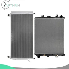 For 2015-16 GMC Sierra 2500HD 3500HD Car Radiator And A/C Condenser Cooling Kit