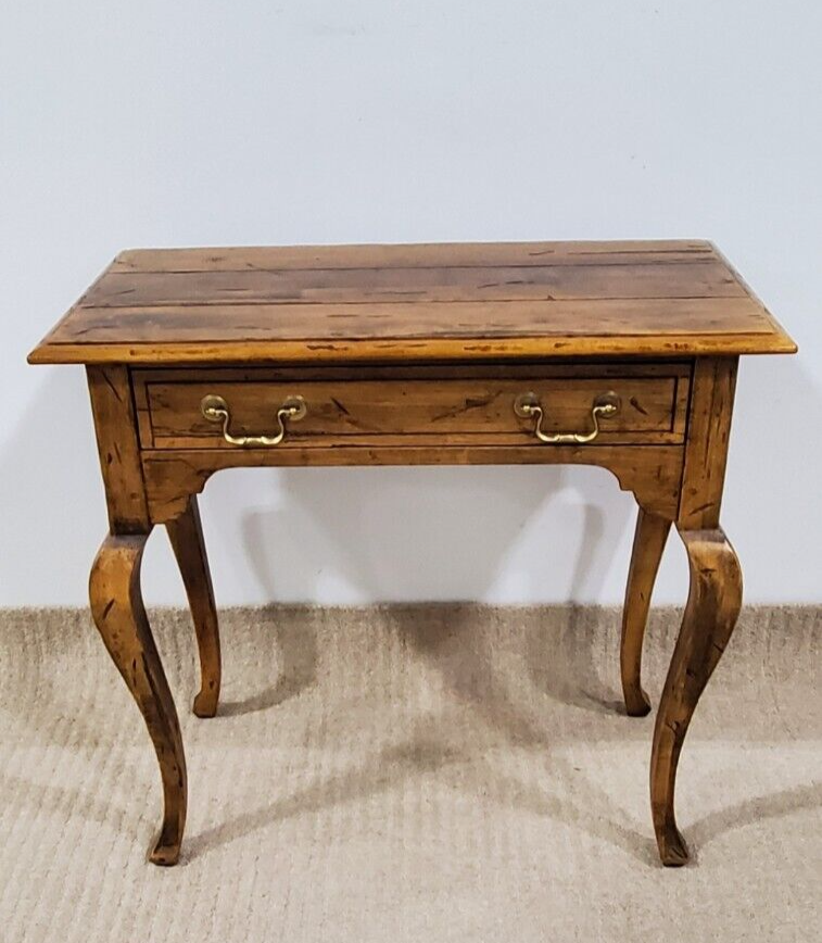 Ethan Allen Old World Treasures Console Table/Desk Mirror Maple