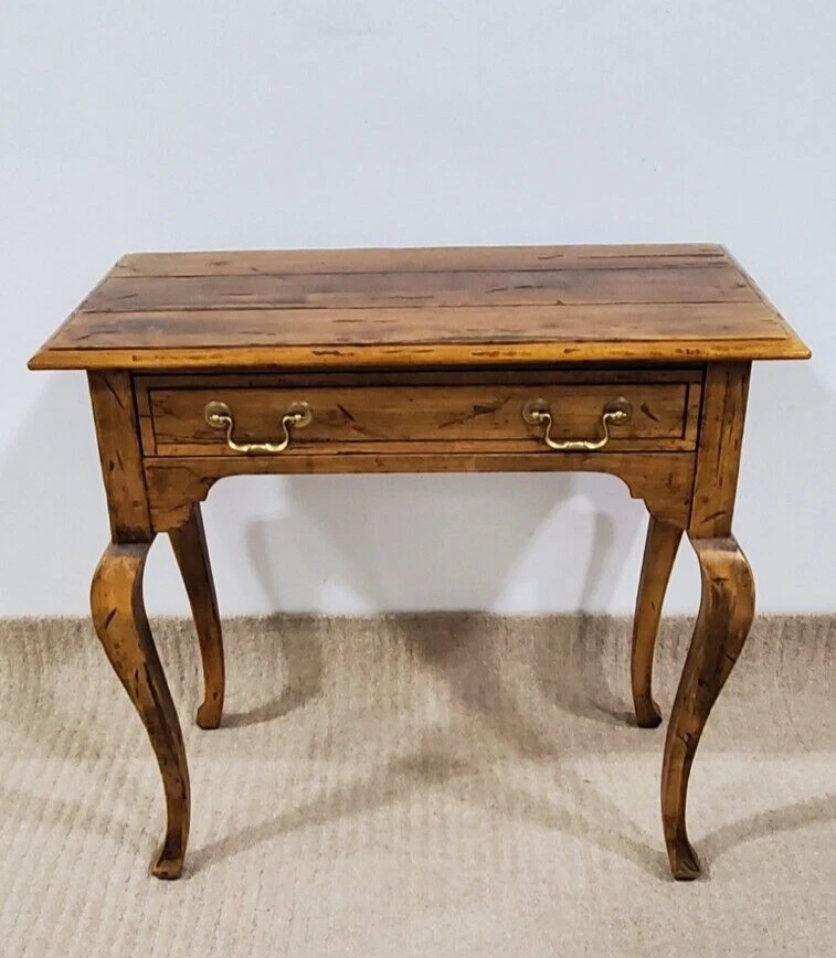 Mesa consola/espejo de escritorio Ethan Allen Old World Treasures arce #29-9005/9001 Foto 4 de 4