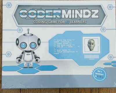 CoderMindz Coding Game For AI Learners 2-4 Players Ages 6+ 