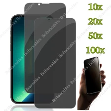 For iPhone 15 14 13 12 11 Pro Max XR Privacy Tempered GLASS Screen Protector Lot